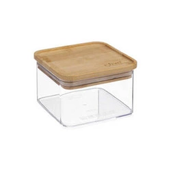 Pudełko Eske 0,5L kwadrat z bambusową pokrywką