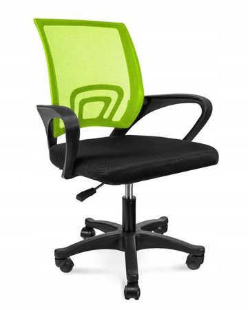 Fotel biurowy Splash zielony/czarny